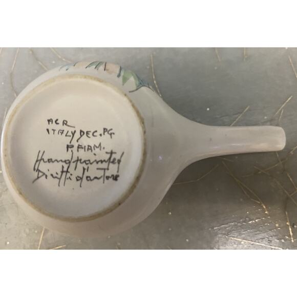 Miniature Midcentury Trinket Dishes Mod 60's Swinging Girl Handpainted Portraits - Picture 4 of 6